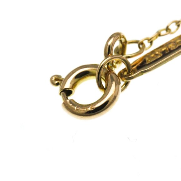 TIFFANY 18k Gold Diamond Heart Necklace - Picture 11 of 14